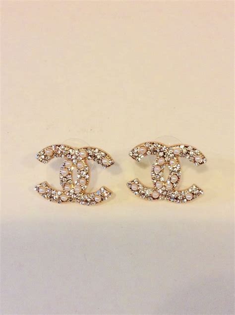 aretes coco chanel|pendientes chanel.